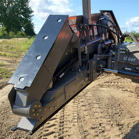 leveling ground with skid steer|grading attachment skid steer loader.